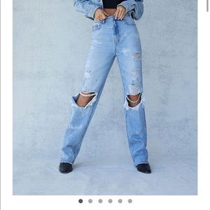 pacsun distressed boyfriend jeans